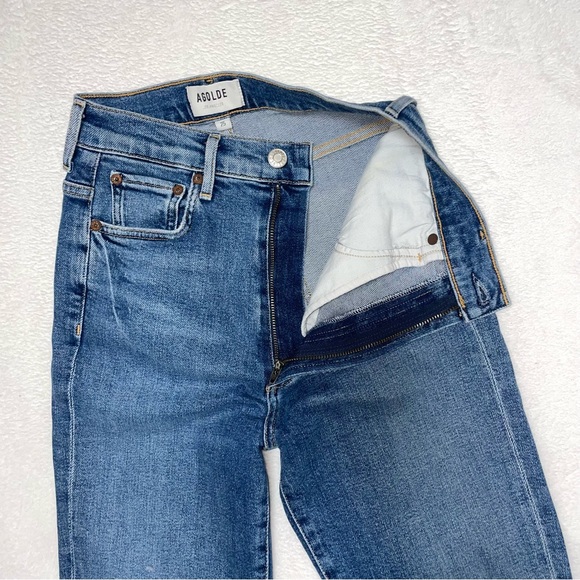Women’s AGOLDE High Rise Skinny Jeans size 25 - Picture 7 of 9